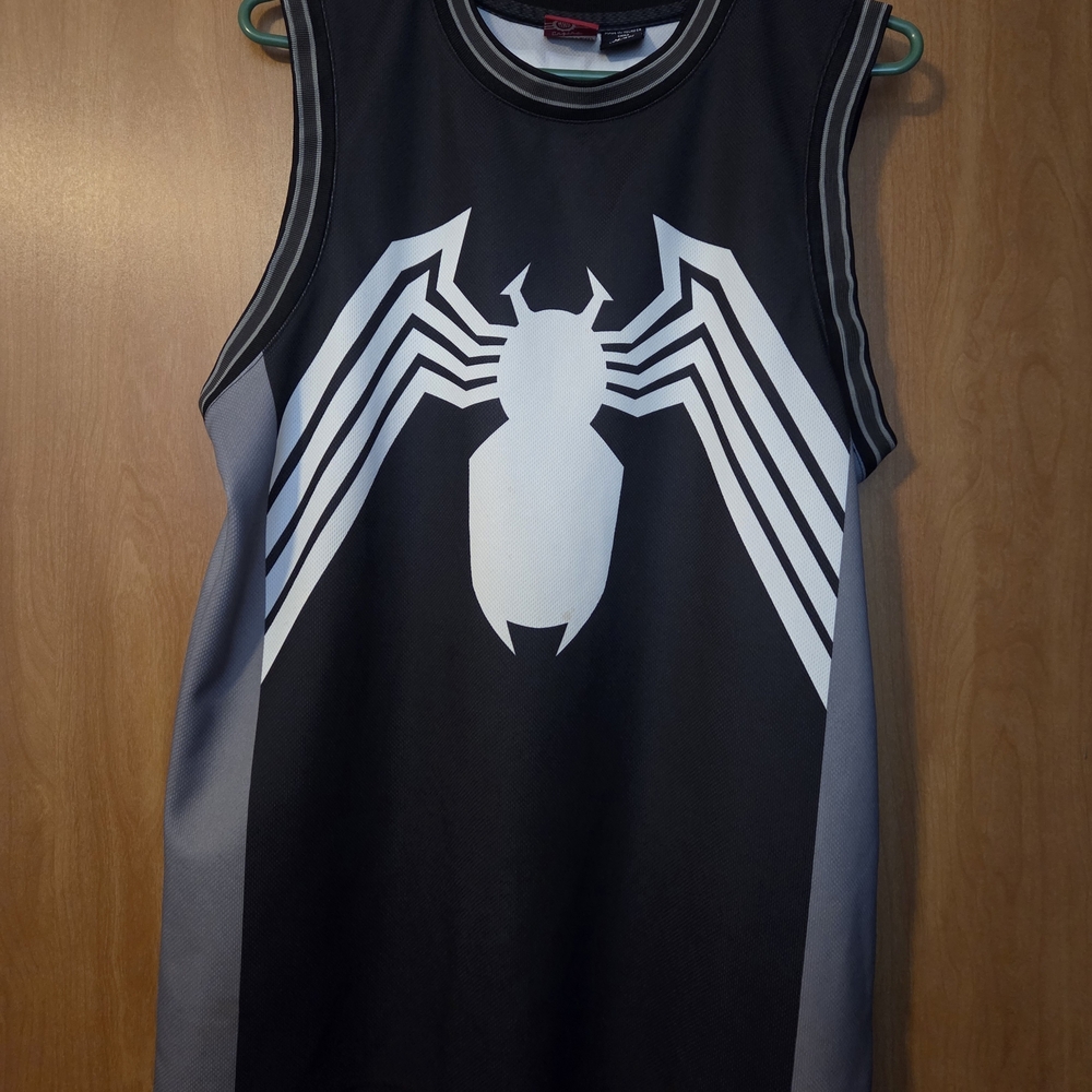 Marvel Black and Gray Shirt with White Accents